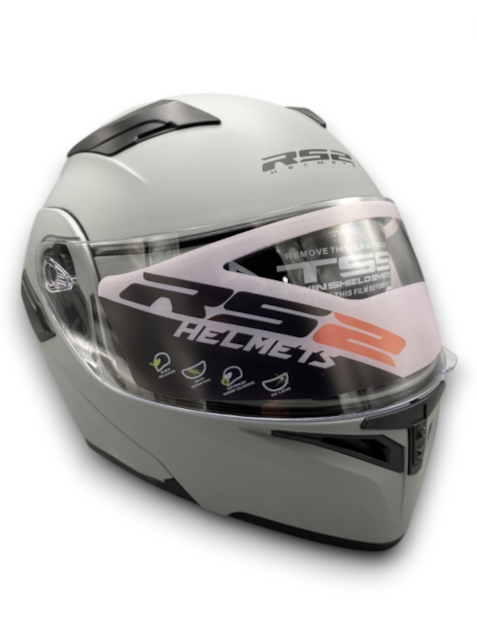 RS2 KASK ÇENE AÇILIR GÜNEŞ VİZÖRLÜ (MAT GREY) (L)