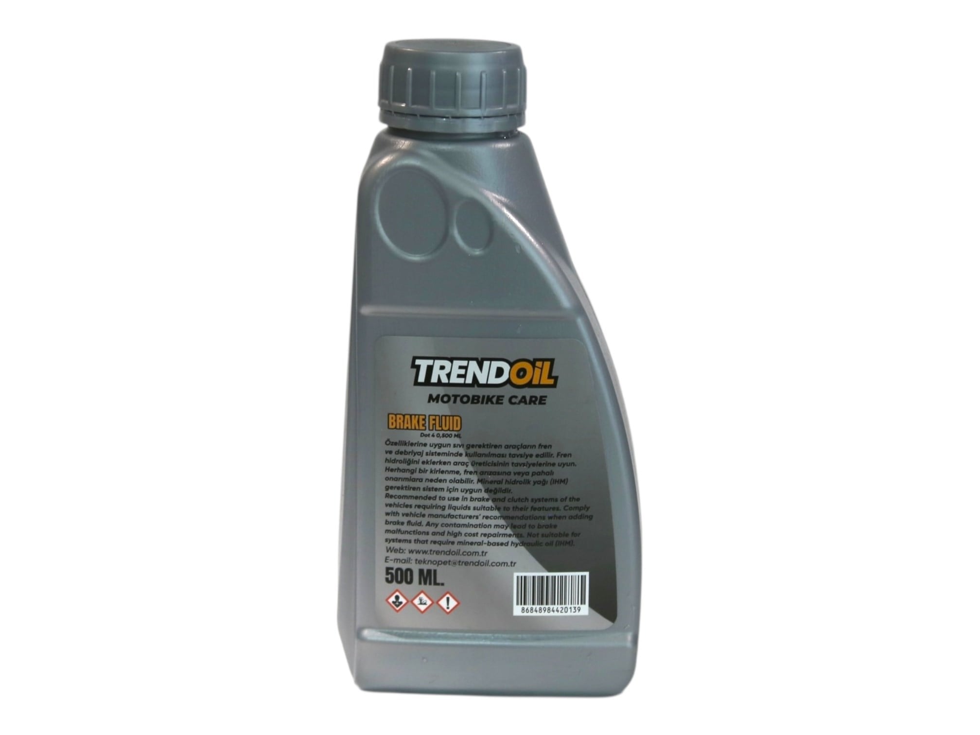 TRENDOİL DOT 4 FREN HİDROLİĞİ  [ 500 ML ]