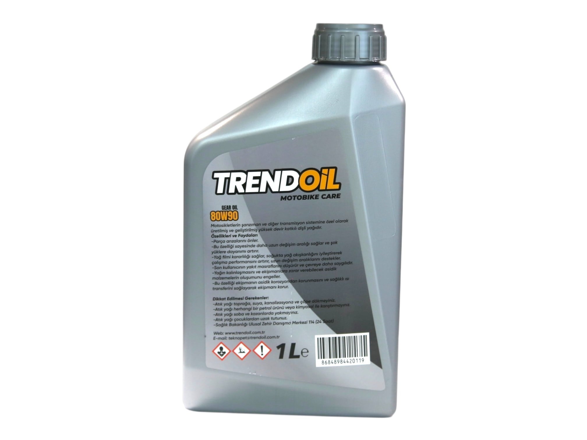TRENDOİL MOTOGEAR OİL 80W90 API GL-5 1 LT