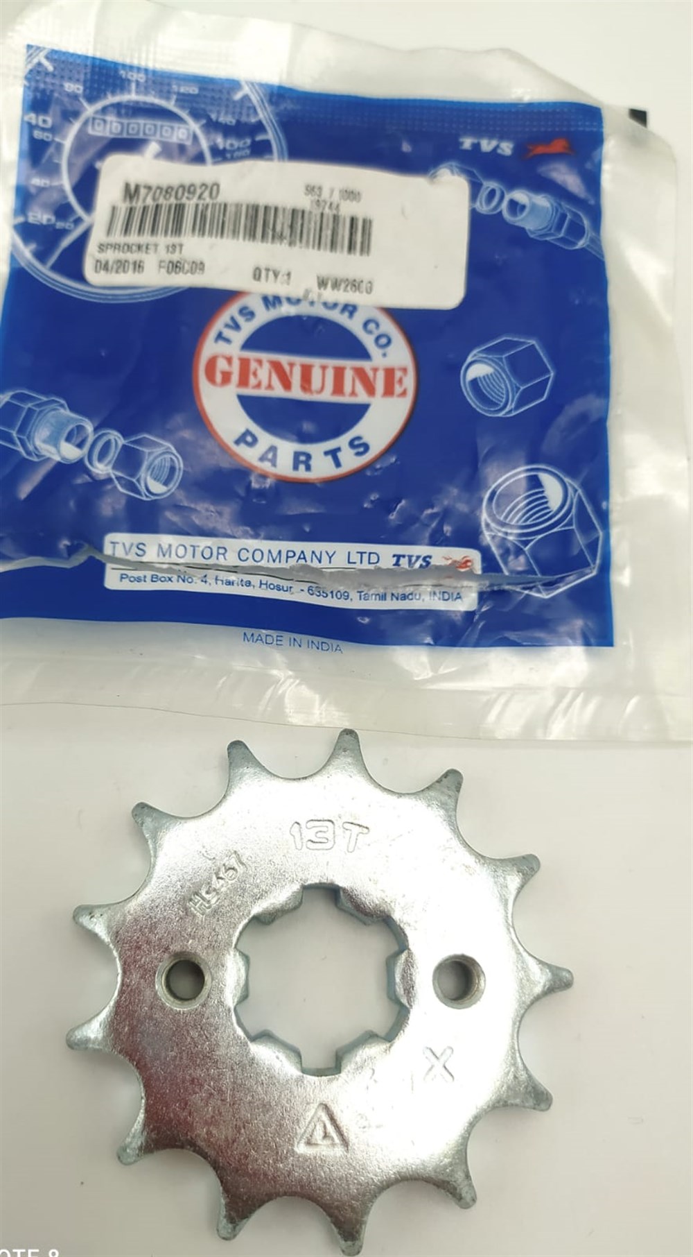 TVS APACHE ÖN DİŞLİ 13T