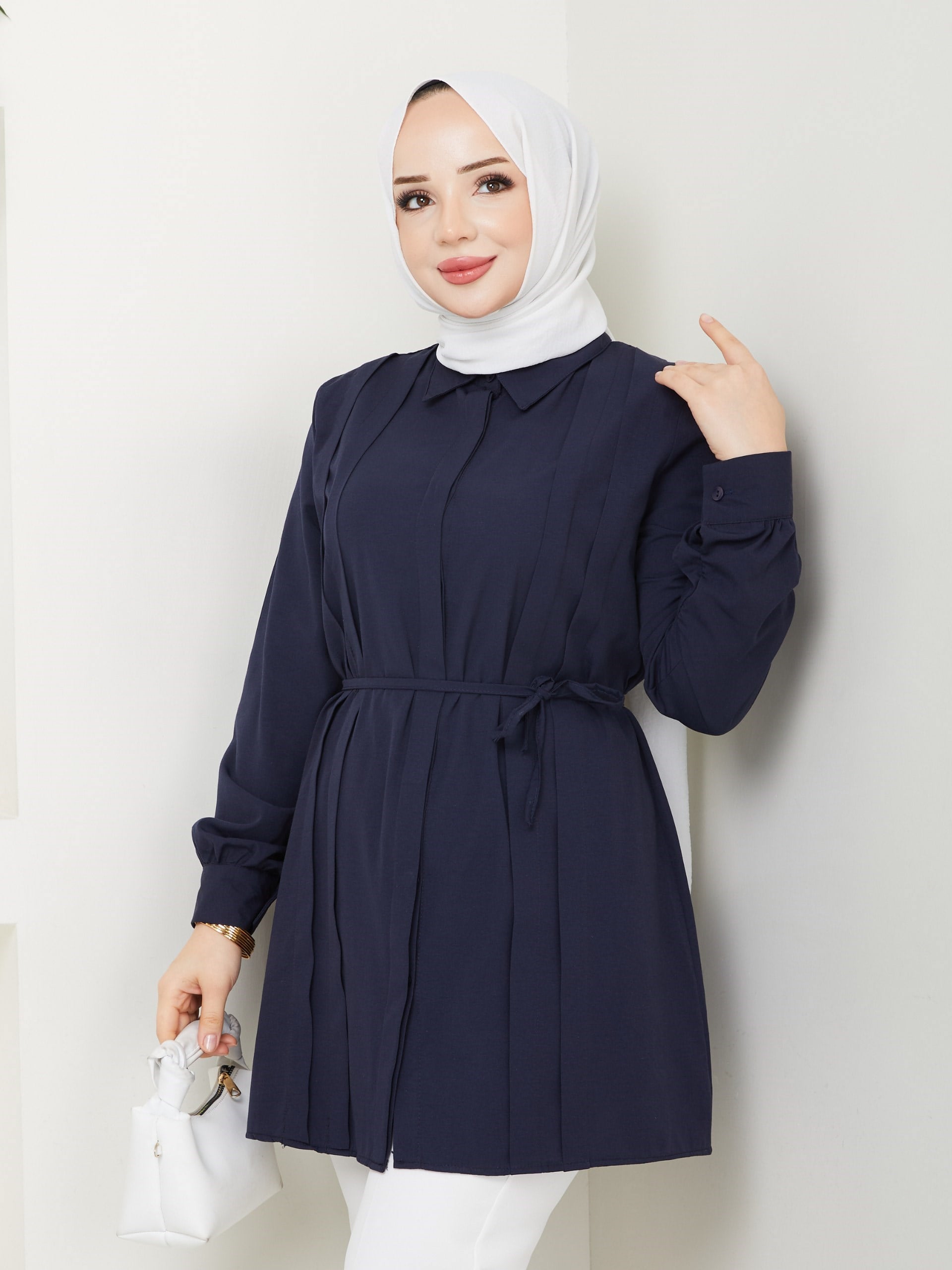 ASYA TUNİK LACİVERT
