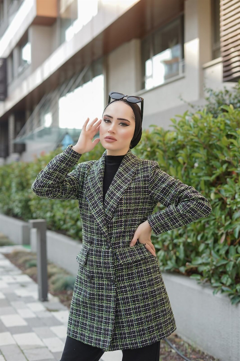 Ekose Desenli Kaban 10632 Desen2
