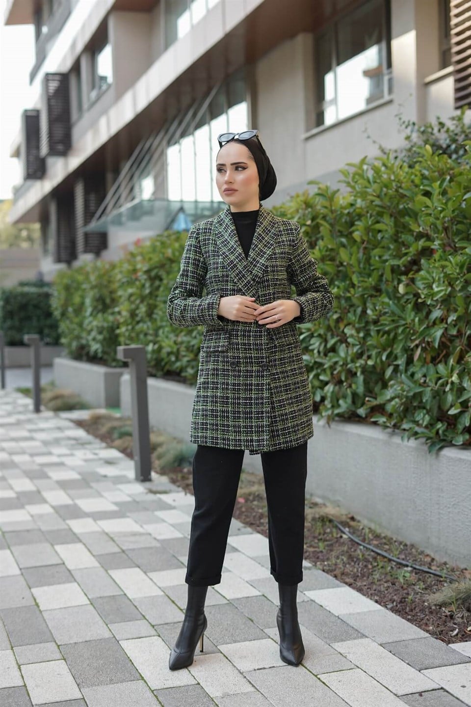 Ekose Desenli Kaban 10632 Desen2