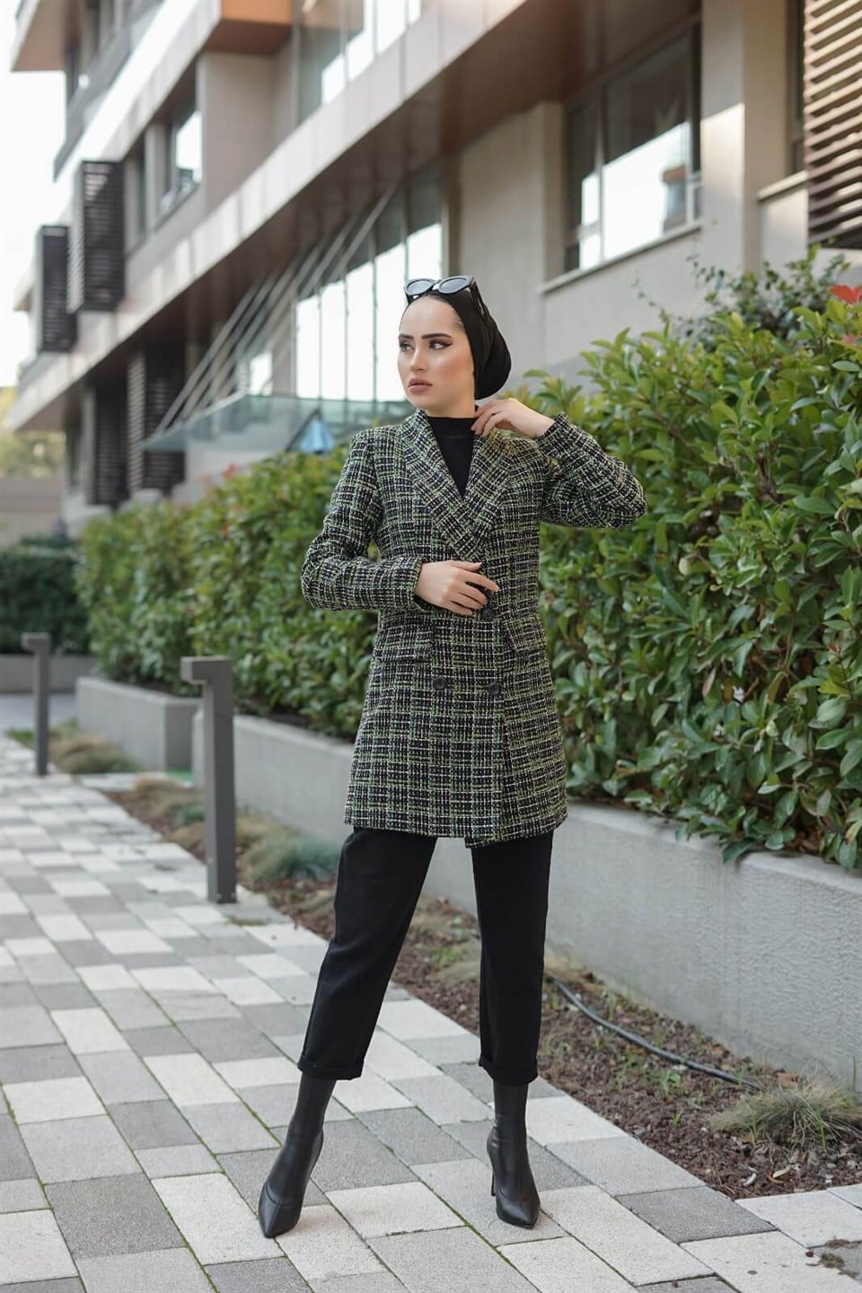 Ekose Desenli Kaban 10632 Desen2