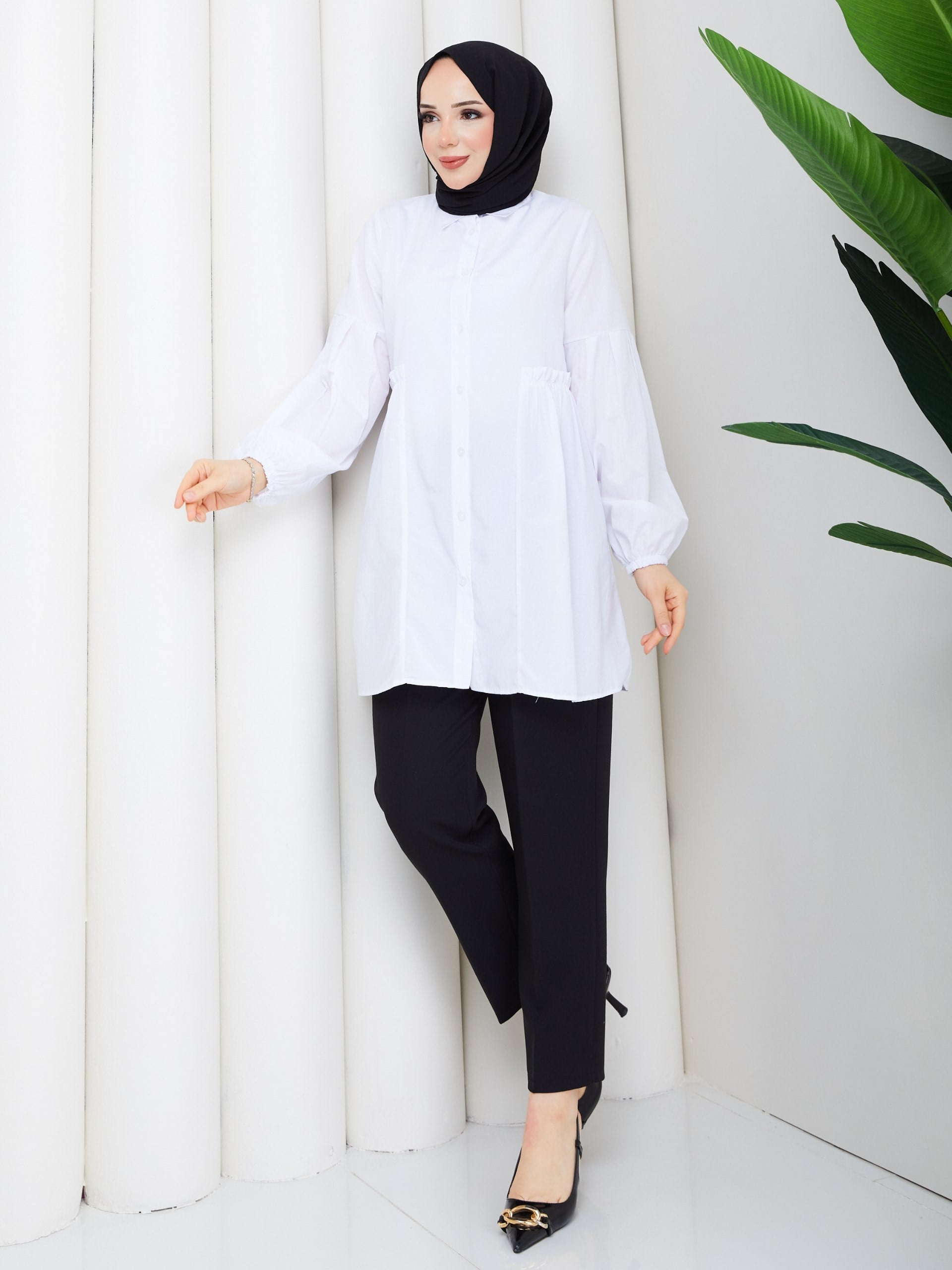 ESİLA TUNİK BEYAZ
