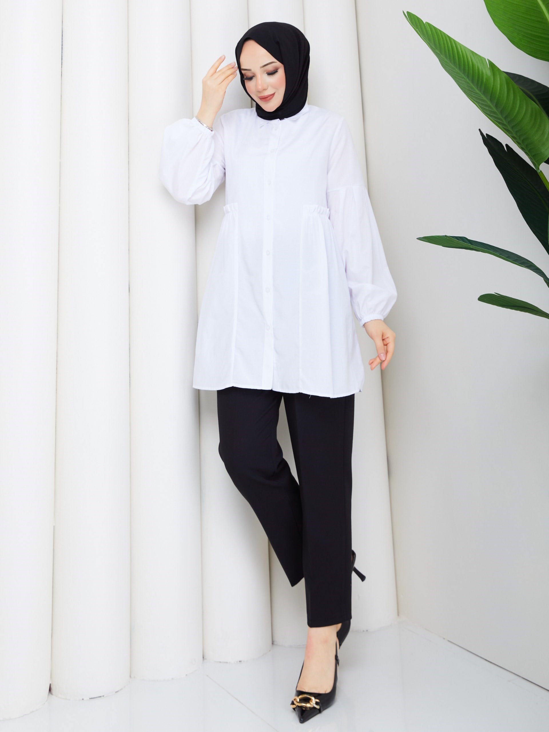 ESİLA TUNİK BEYAZ