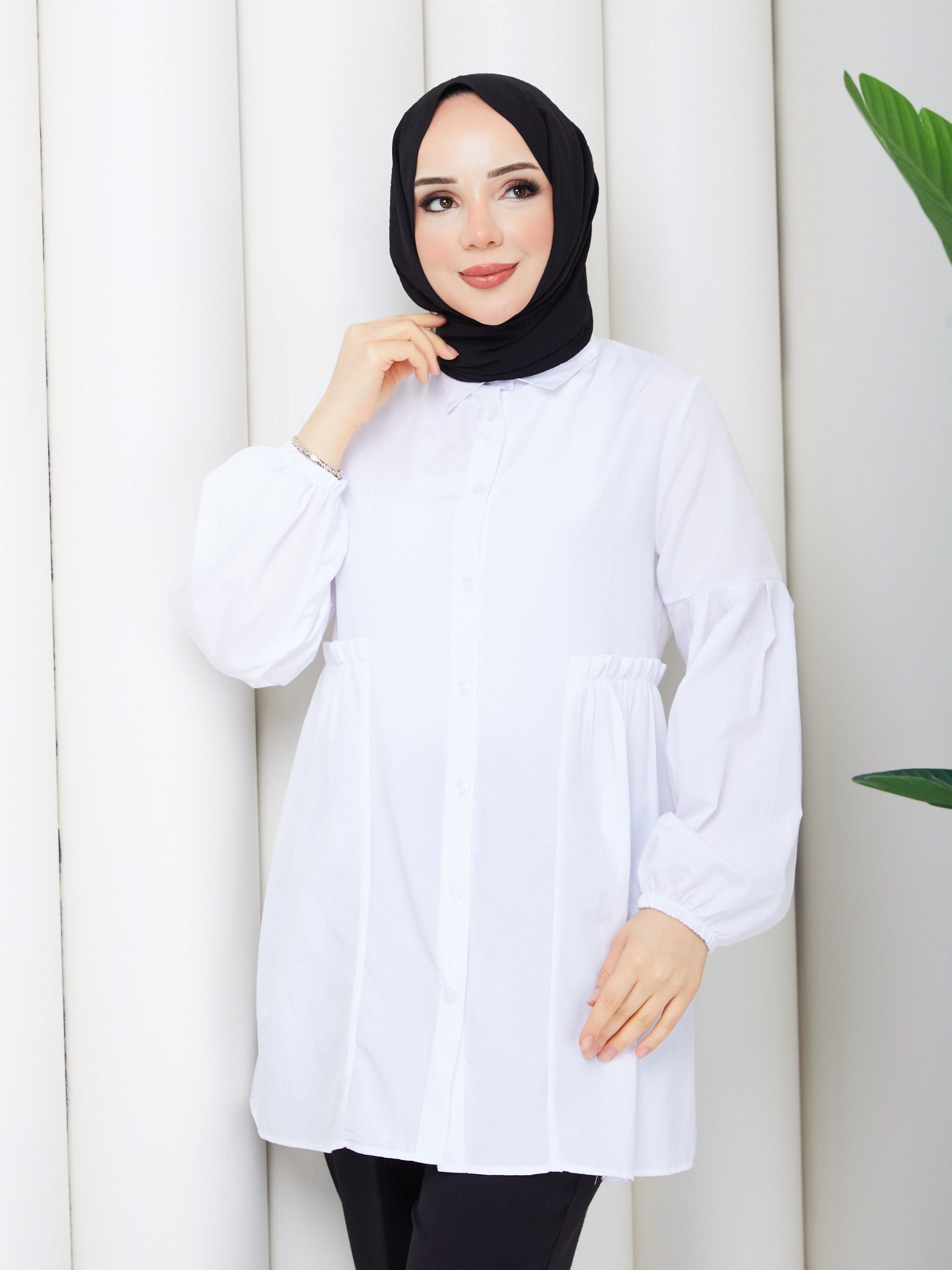 ESİLA TUNİK BEYAZ