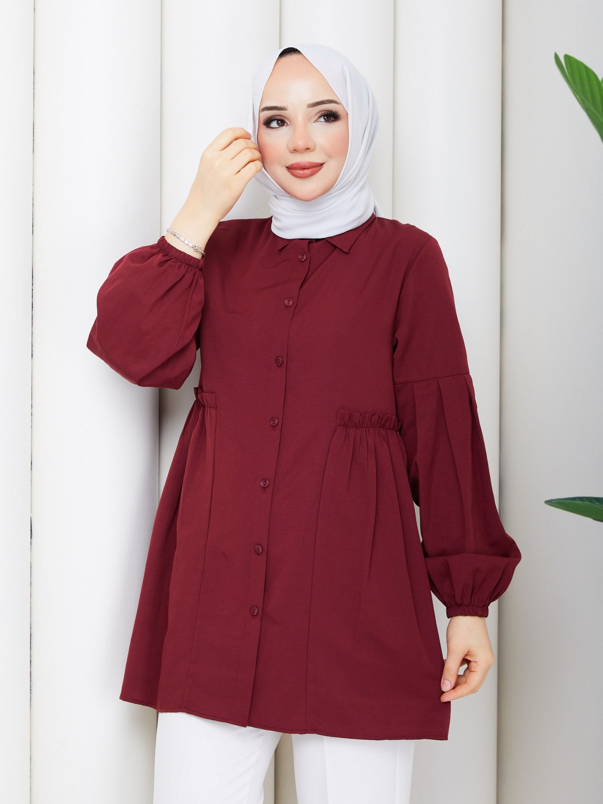ESİLA TUNİK BORDO