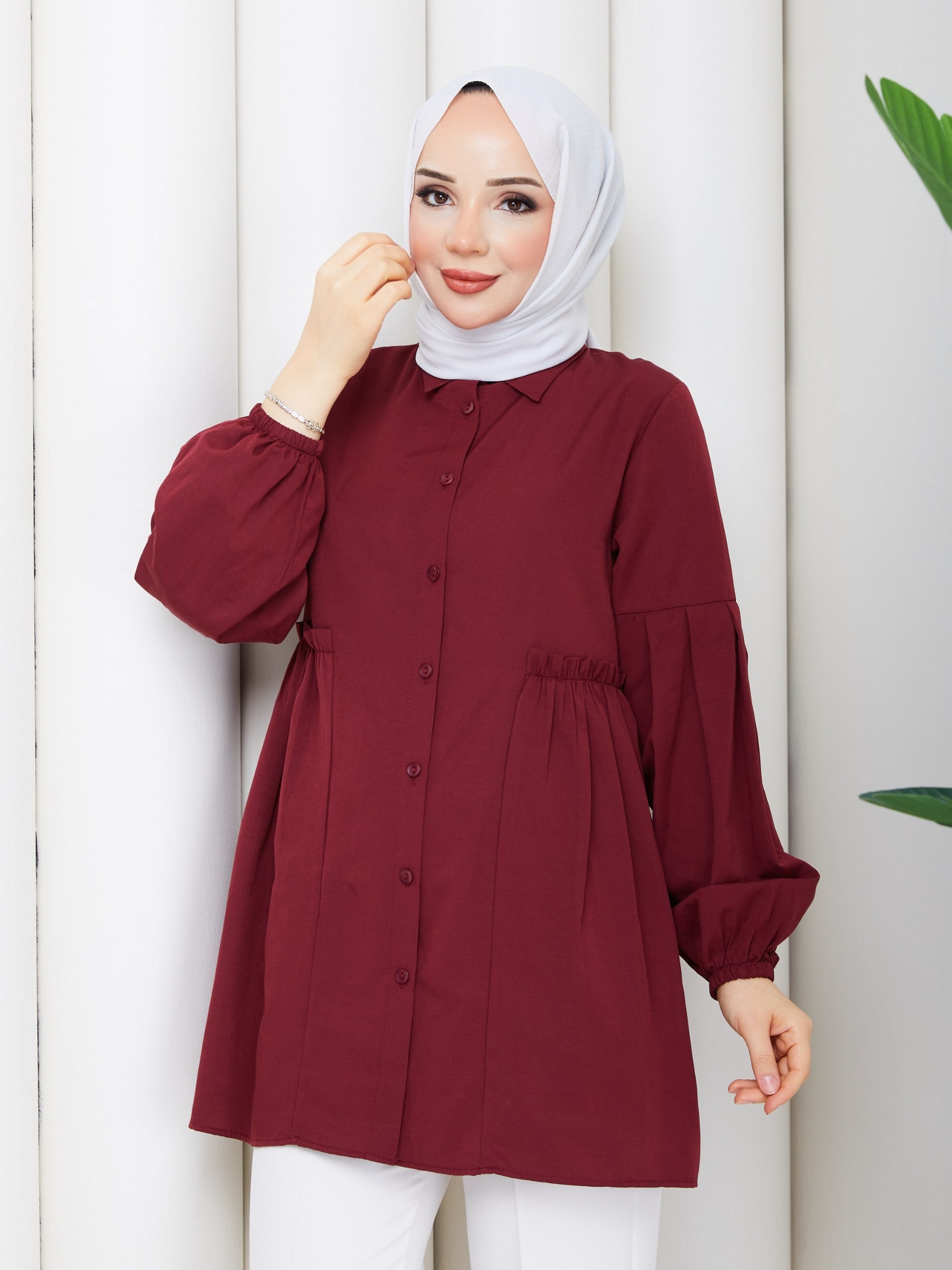 ESİLA TUNİK BORDO