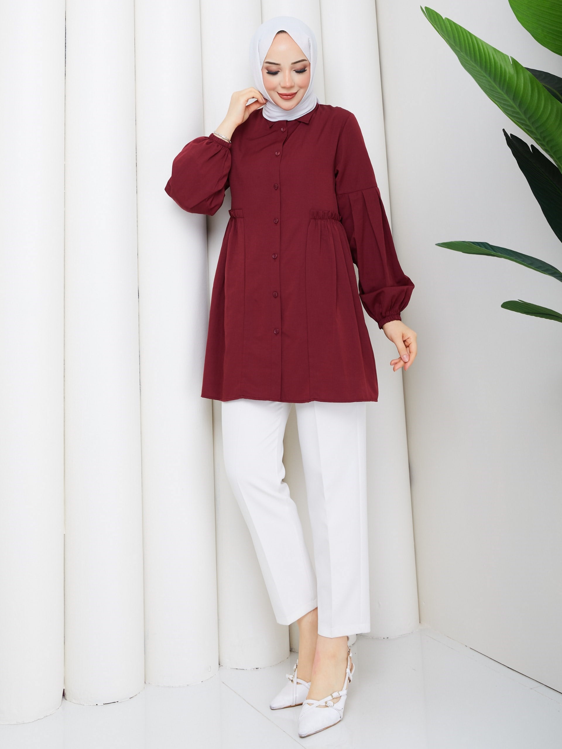 ESİLA TUNİK BORDO