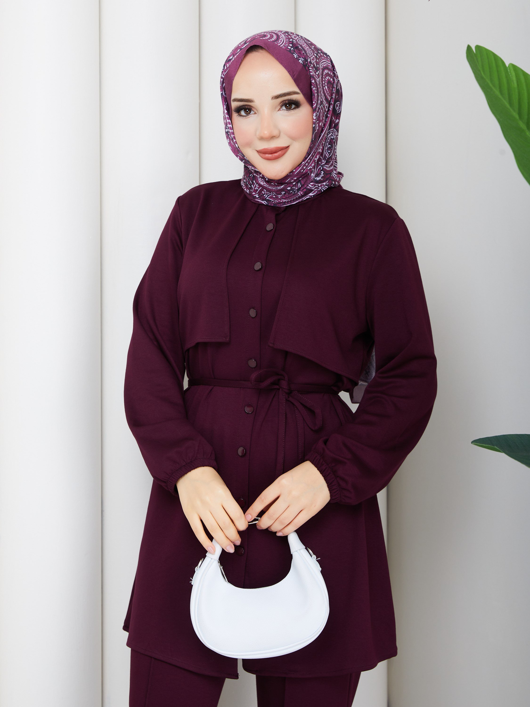 LOYŞO MODAL  İKİLİ TAKIM BORDO