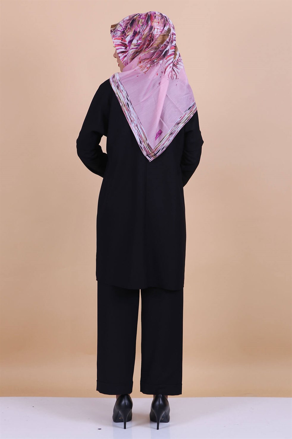 Pantolon Tunik Kombin Takımı Siyah