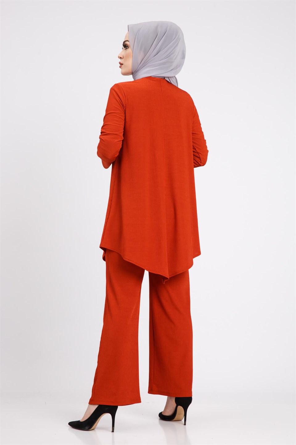 Rahat Kalıp Tunik Pantolon 5733 Kiremit