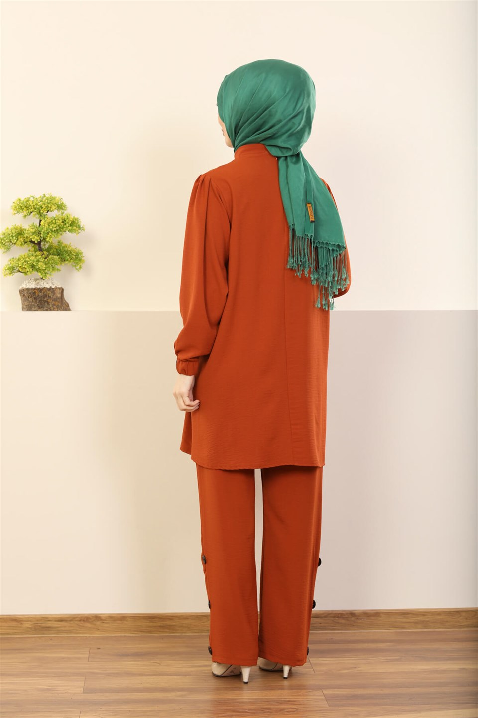 Tunik Pantolon 2´li Kombin 7070 Kiremit