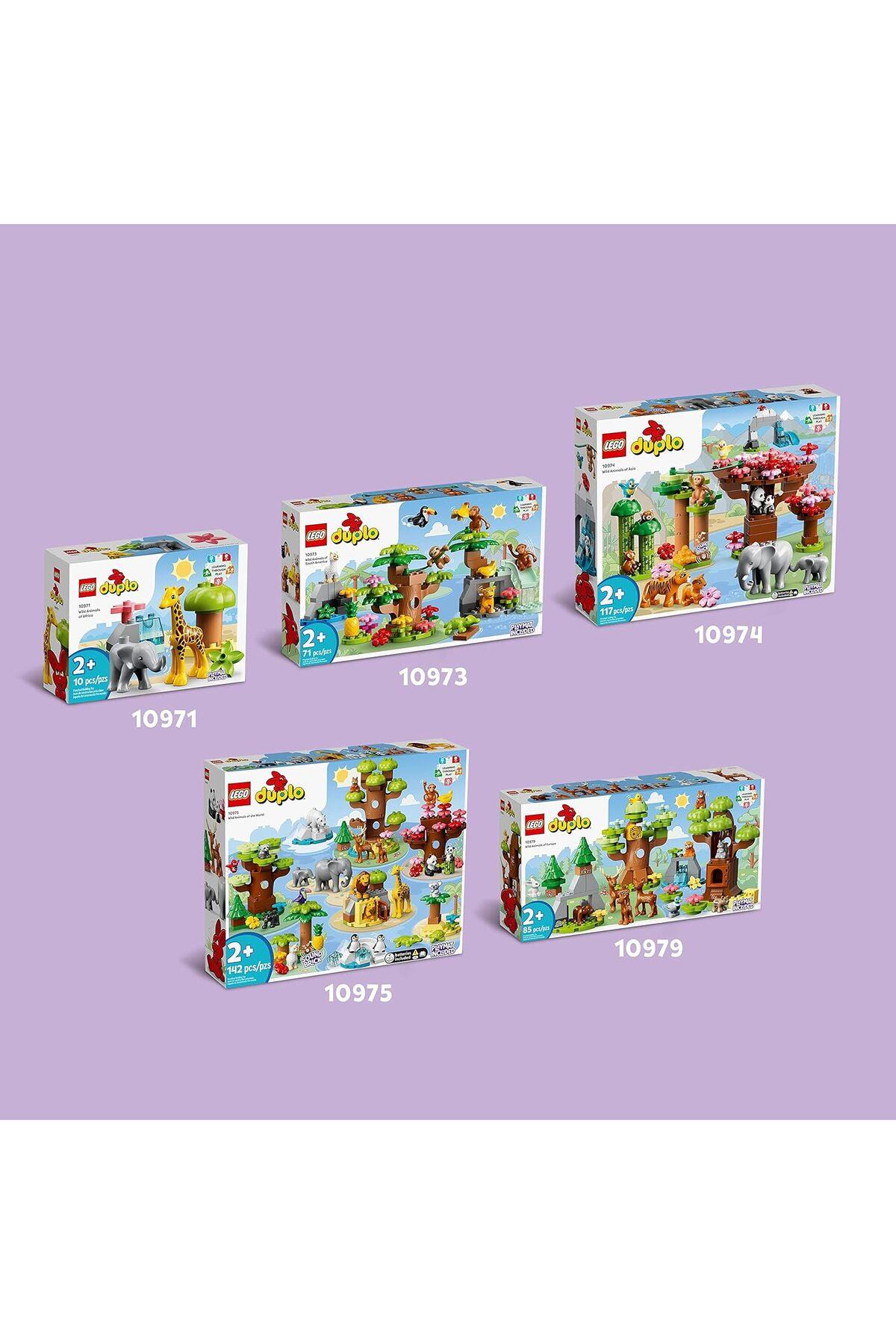 ® DUPLO® Vahşi Afrika Hayvanları 10971 - 2 Yaş ve Üzeri Çocuklar için Yapım Seti (10 Parça)