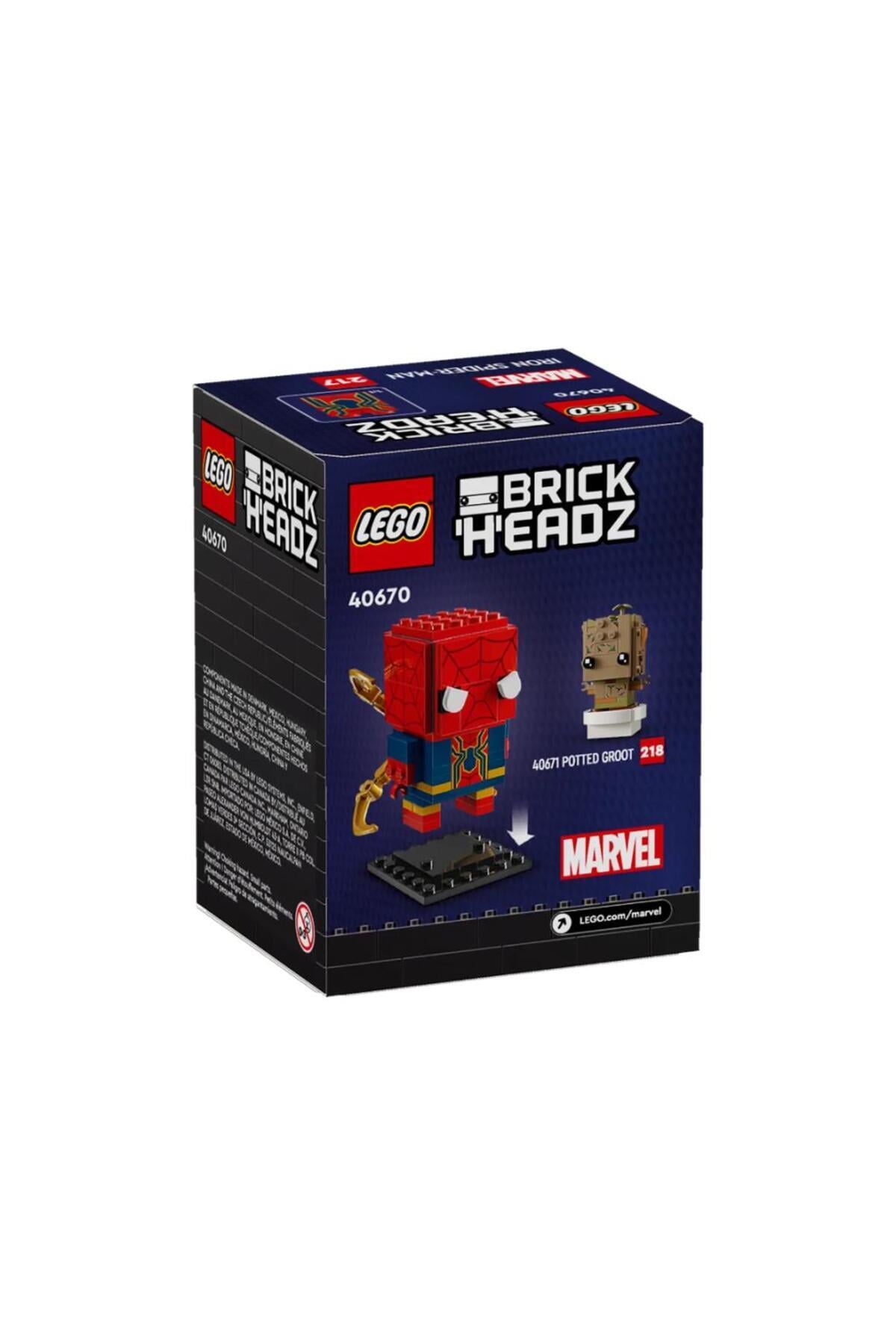 Brickheadz 40670 Demir Örümcek Adam