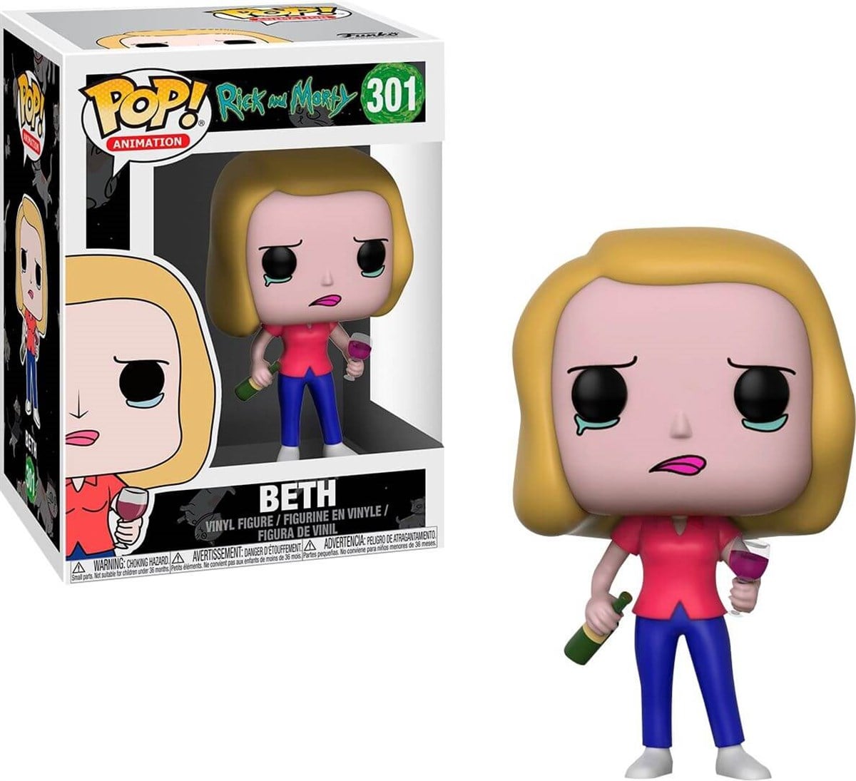 Anime ÇizgifilmFunko Pop Figür - Rick and Morty Beth konsolkulubuFunko Pop Figür - Rick and Morty Beth