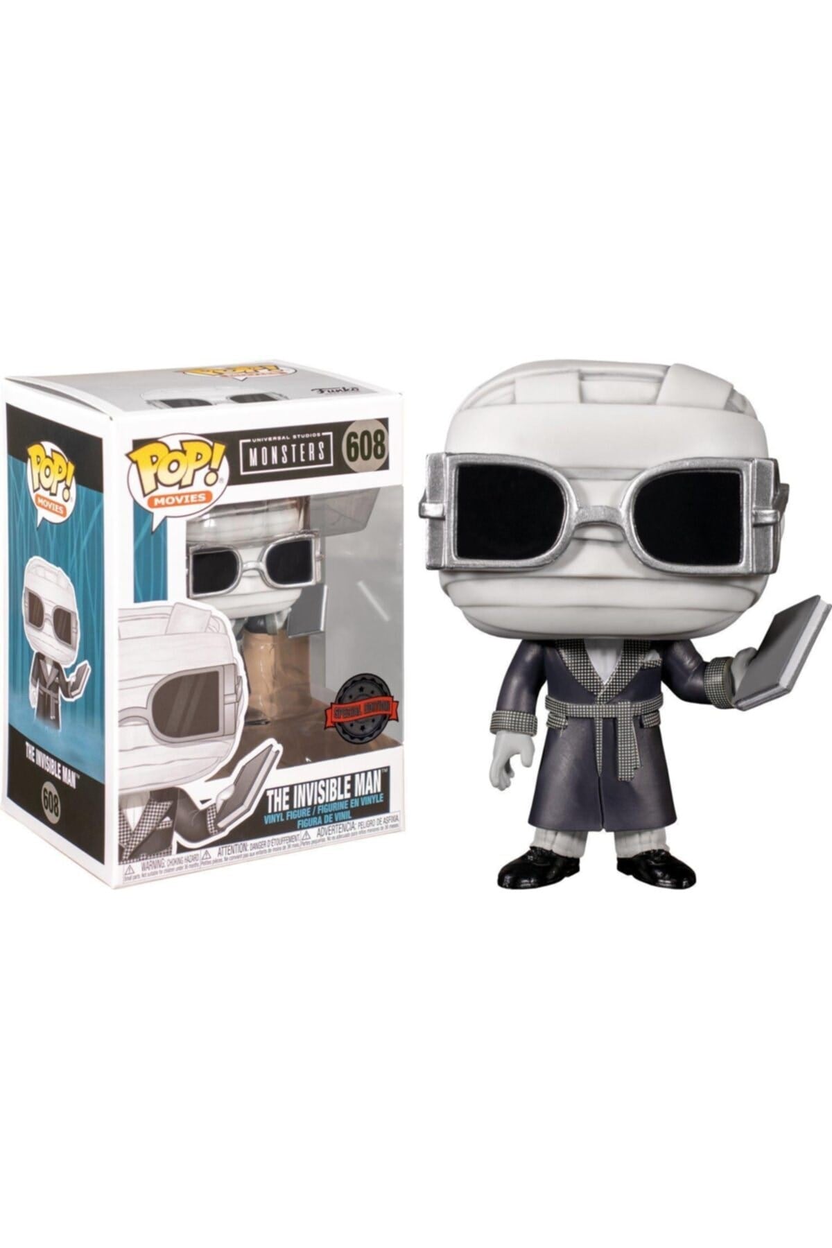 FilmFunko Pop Figür - Universal Studios Monsters The Invisible Man Special Edition konsolkulubu.comPop The Invısıble Man Black And Whıte Fıguru Specıal Edıtıon