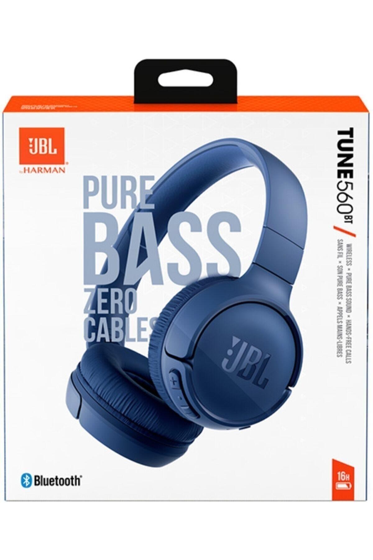 JBL 560bt Kulak Üstü Bluetooth Kulaklık Mavi