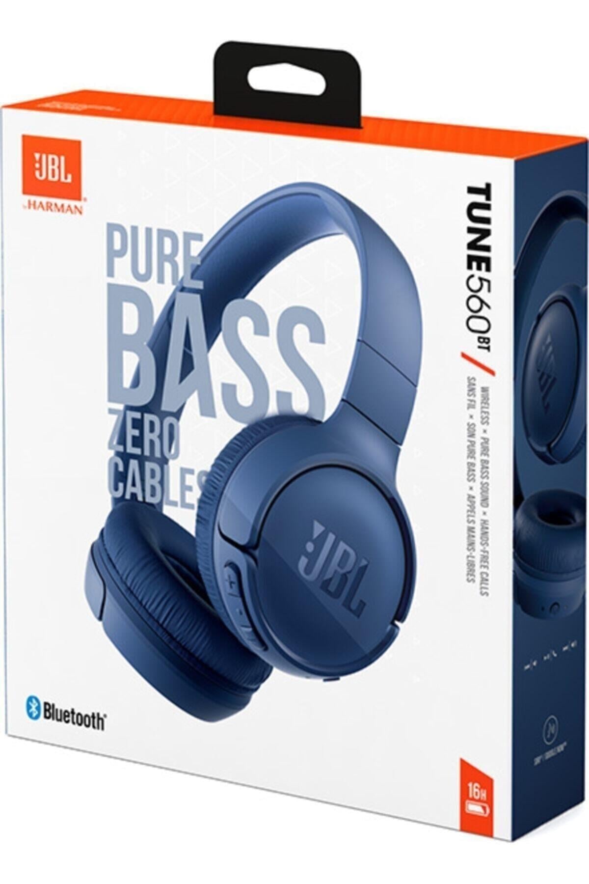 JBL 560bt Kulak Üstü Bluetooth Kulaklık Mavi