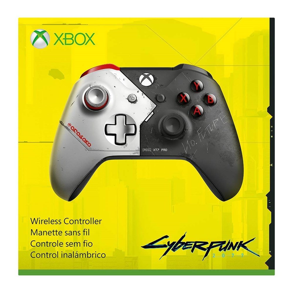 Microsoft Xbox One S Wireless Controller Cyberpunk 2077   