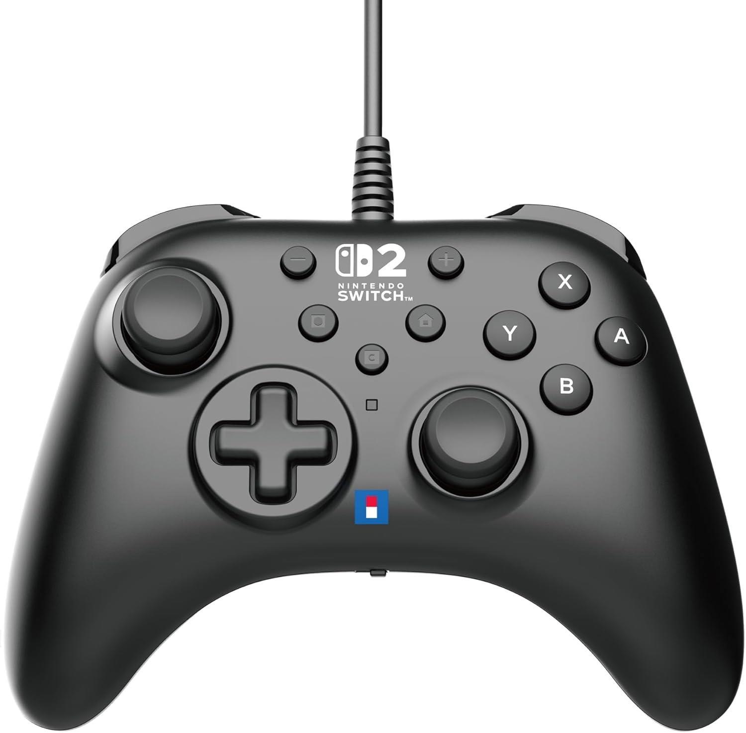 Nintendo Switch AksesuarNintendo Switch 2 Horipad Turbo Black Pro Controller Kablolu Oyun Kolu LisanslıNintendo Switch 2 Horipad Turbo Black Pro Controller Kablolu Oyun Kolu Lisanslı
