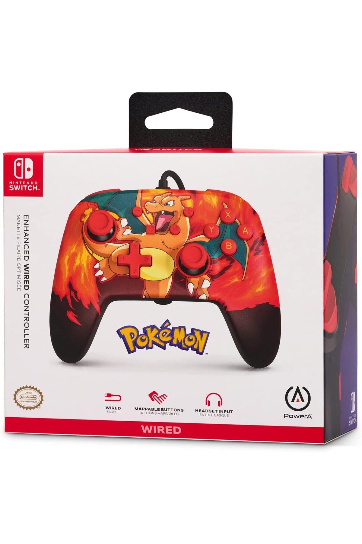 NINTENDO SWITCH ENHANCED KABLOLU OYUN KUMANDASI CHARIZARD VORTEX