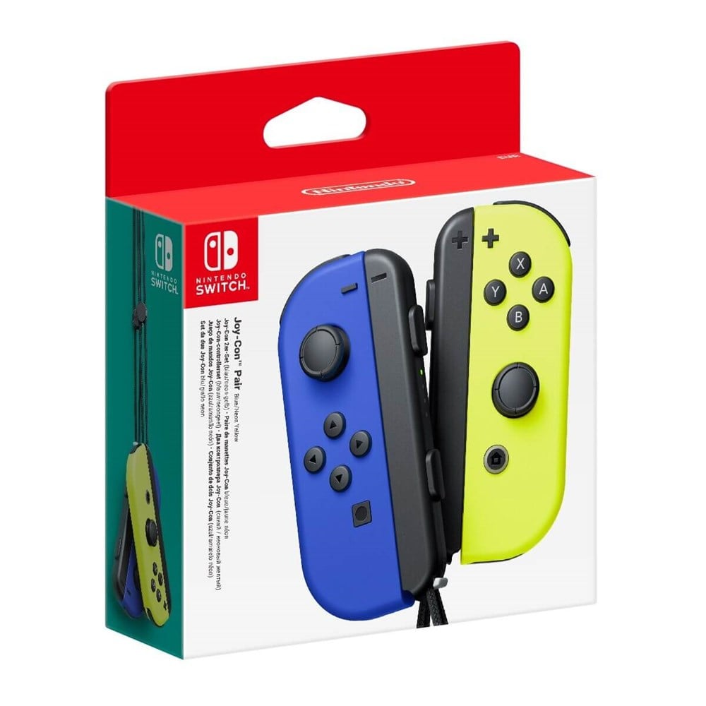 NINTENDO SWITCH JOY-CON BLUE / NEON YELLOW