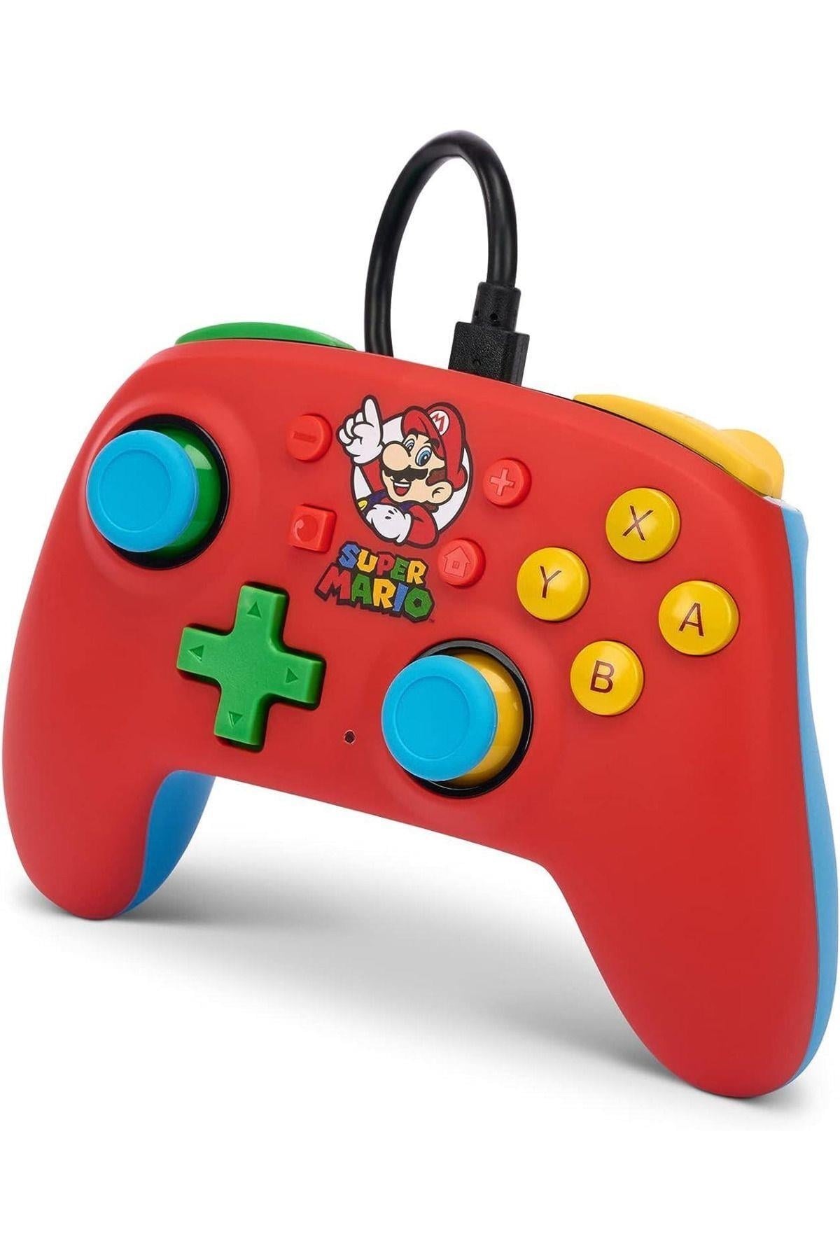 Nintendo Switch Nano Kablolu Oyun Kolu Lisanslı Mario Medley
