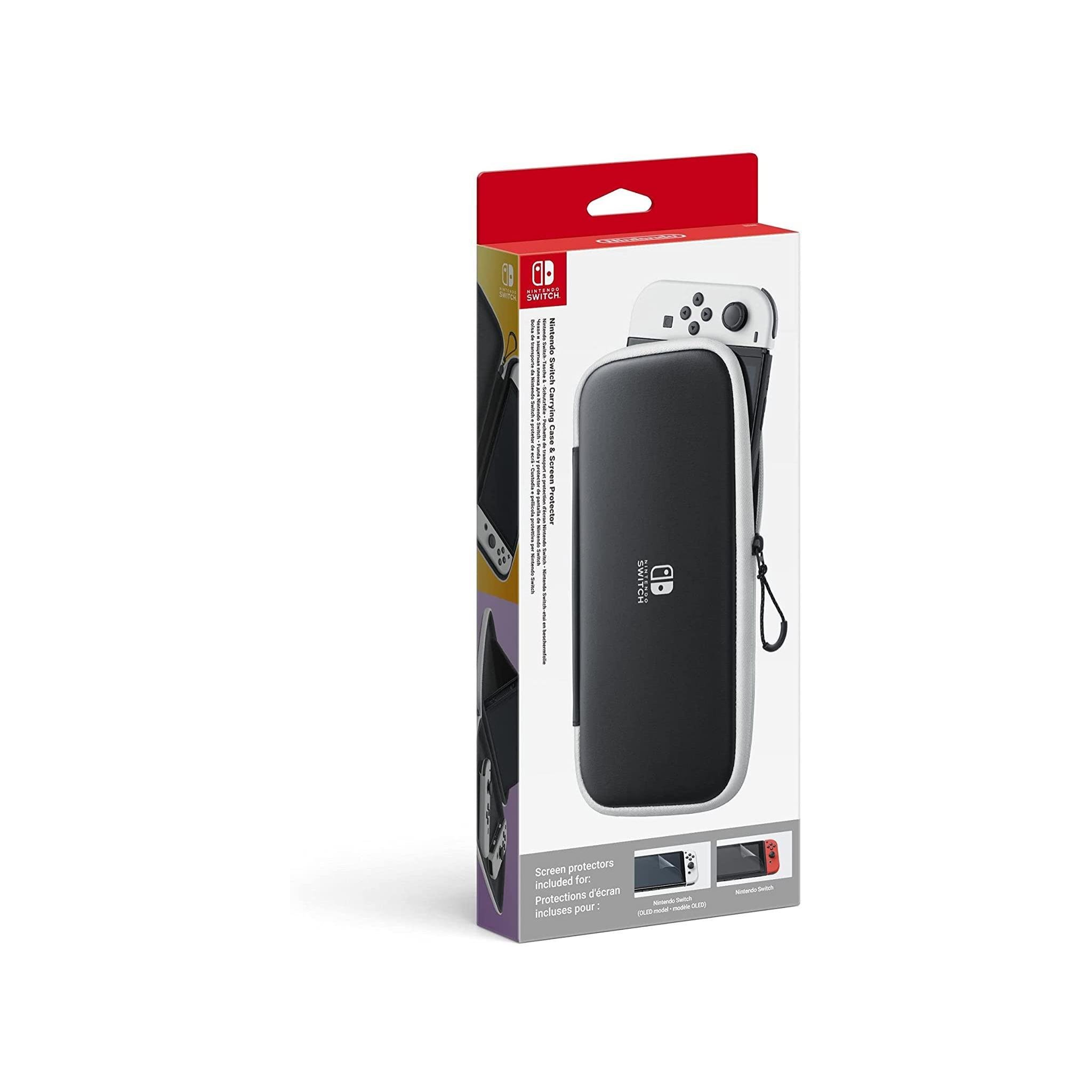Nintendo Switch AksesuarNintendo Switch OLED Çanta & Ekran Koruyucu Orijinal Lisanslı Carrying Case Screen ProtectorNintendo Switch OLED Çanta & Ekran Koruyucu Orijinal Lisanslı Carrying Case Screen Protector