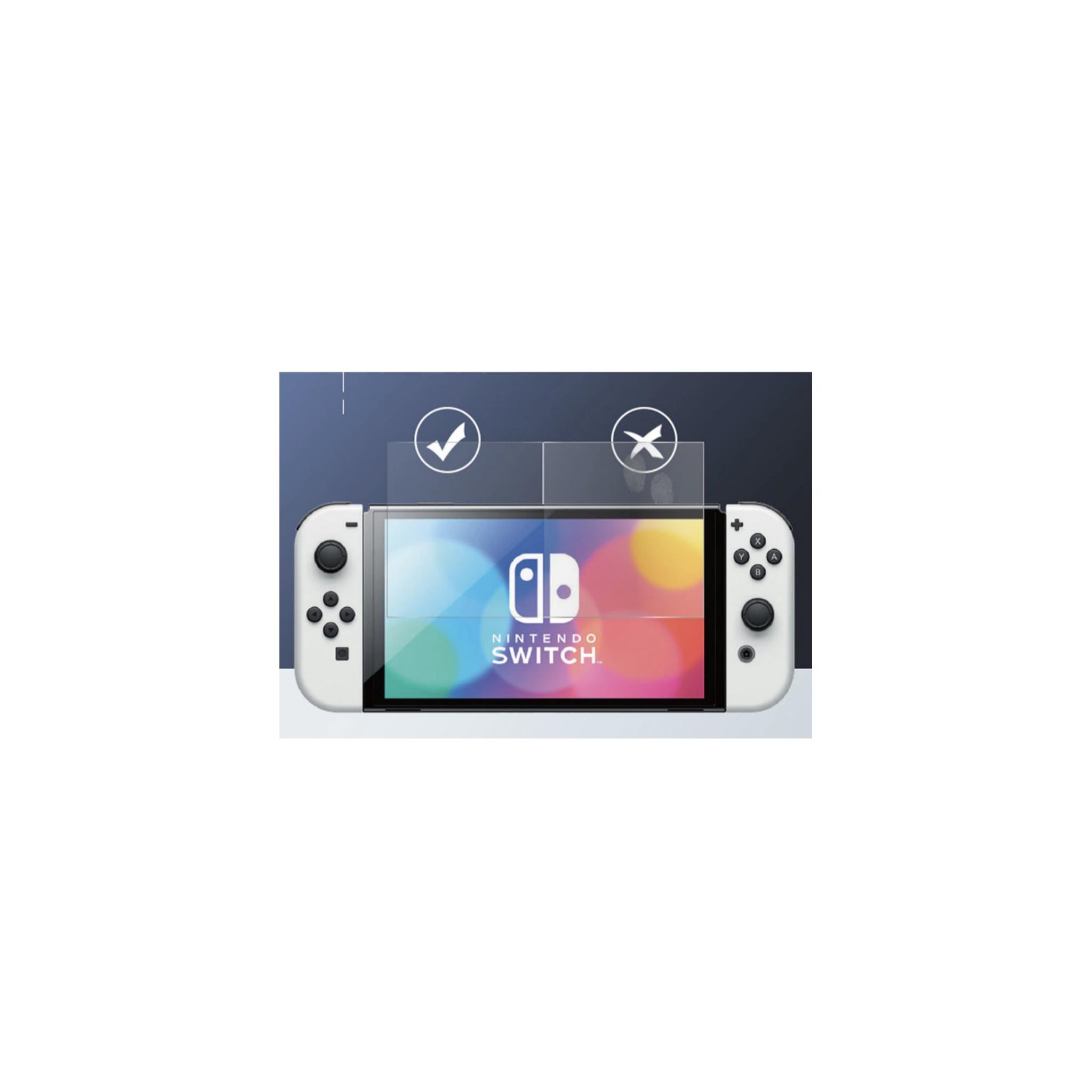 Nintendo Switch AksesuarNintendo Switch OLED Ekran Koruyucu Temperli Cam Premium Pro 9H 2 Adet DobeNintendo Switch OLED Ekran Koruyucu Temperli Cam Premium Pro 9H 2 Adet