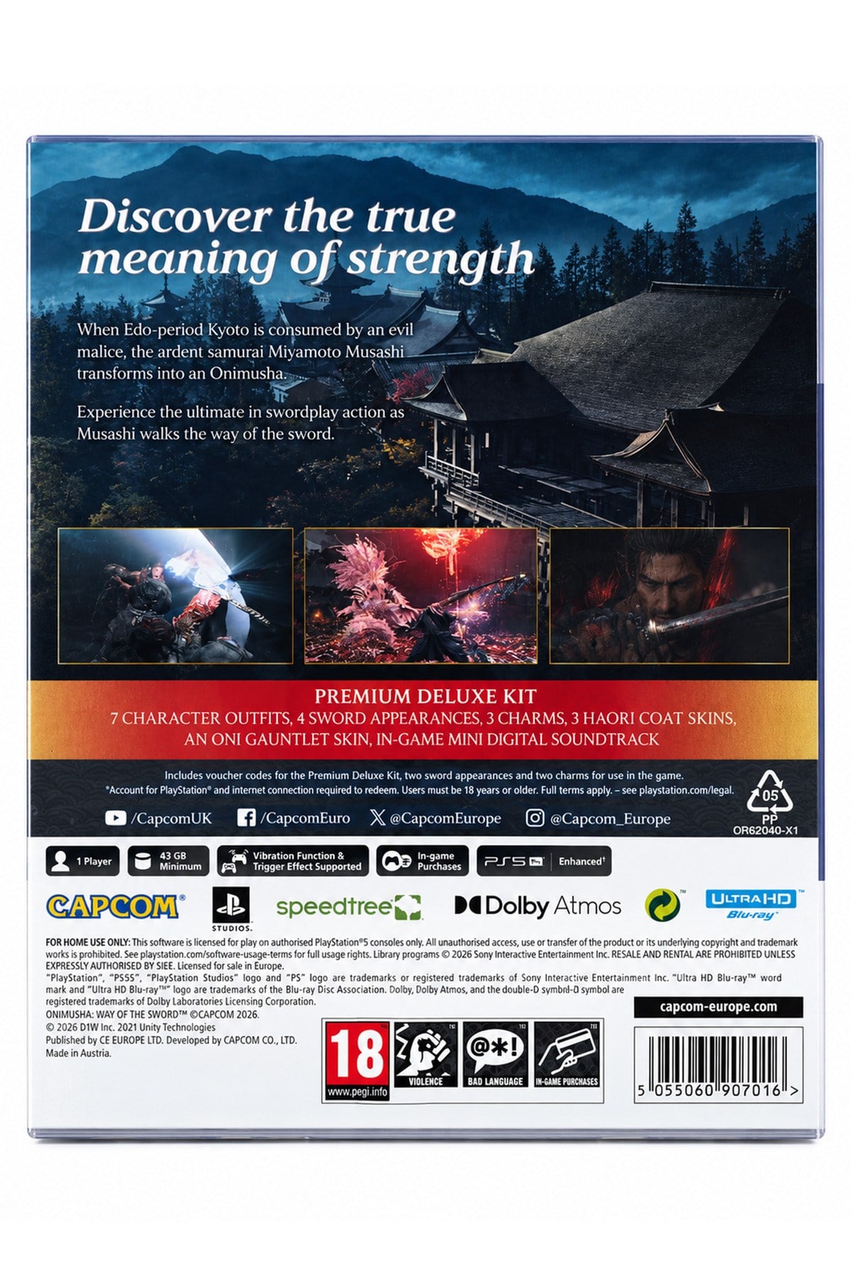 Onimusha: Way of the Sword - Premium Deluxe Edition - PS5 - Fiziki Oyun