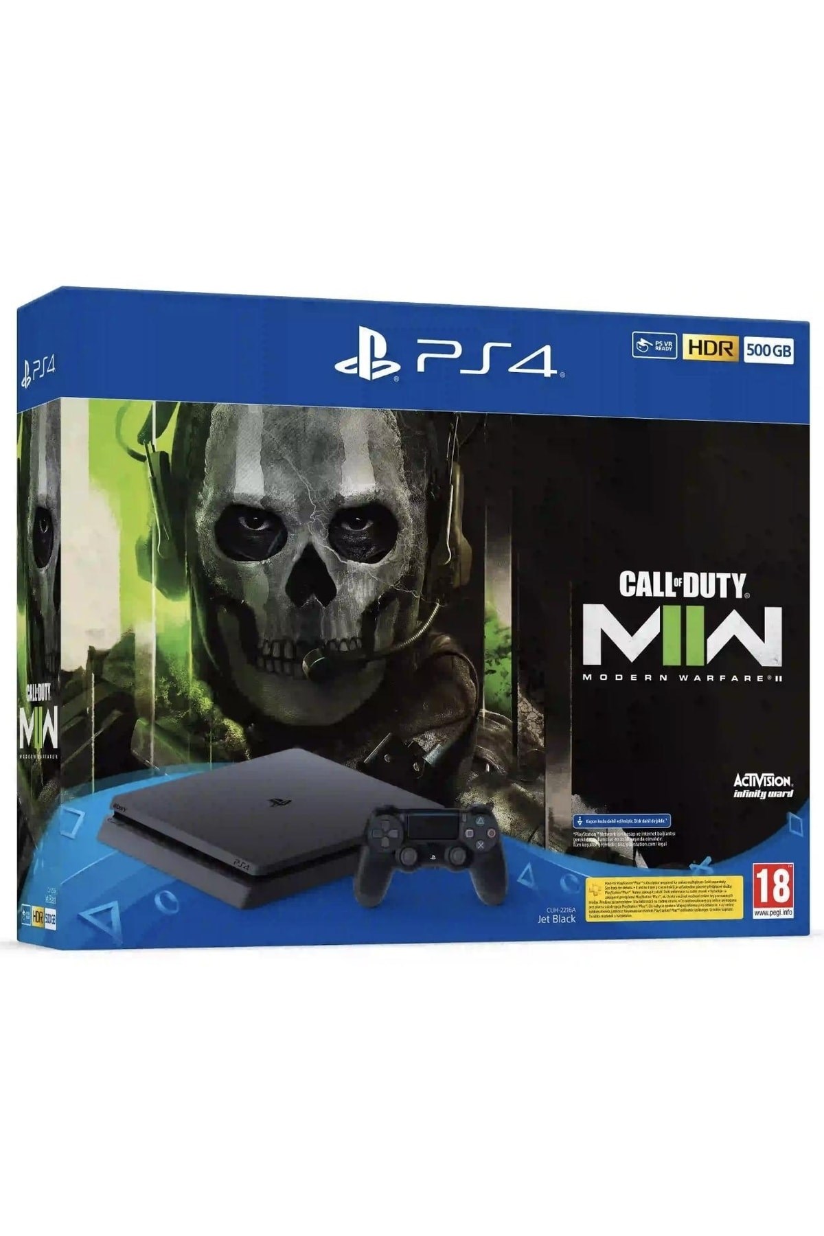 Playstation 4 Slim 500 Gb Konsol Ve Call Of Duty Modern Warfare 2