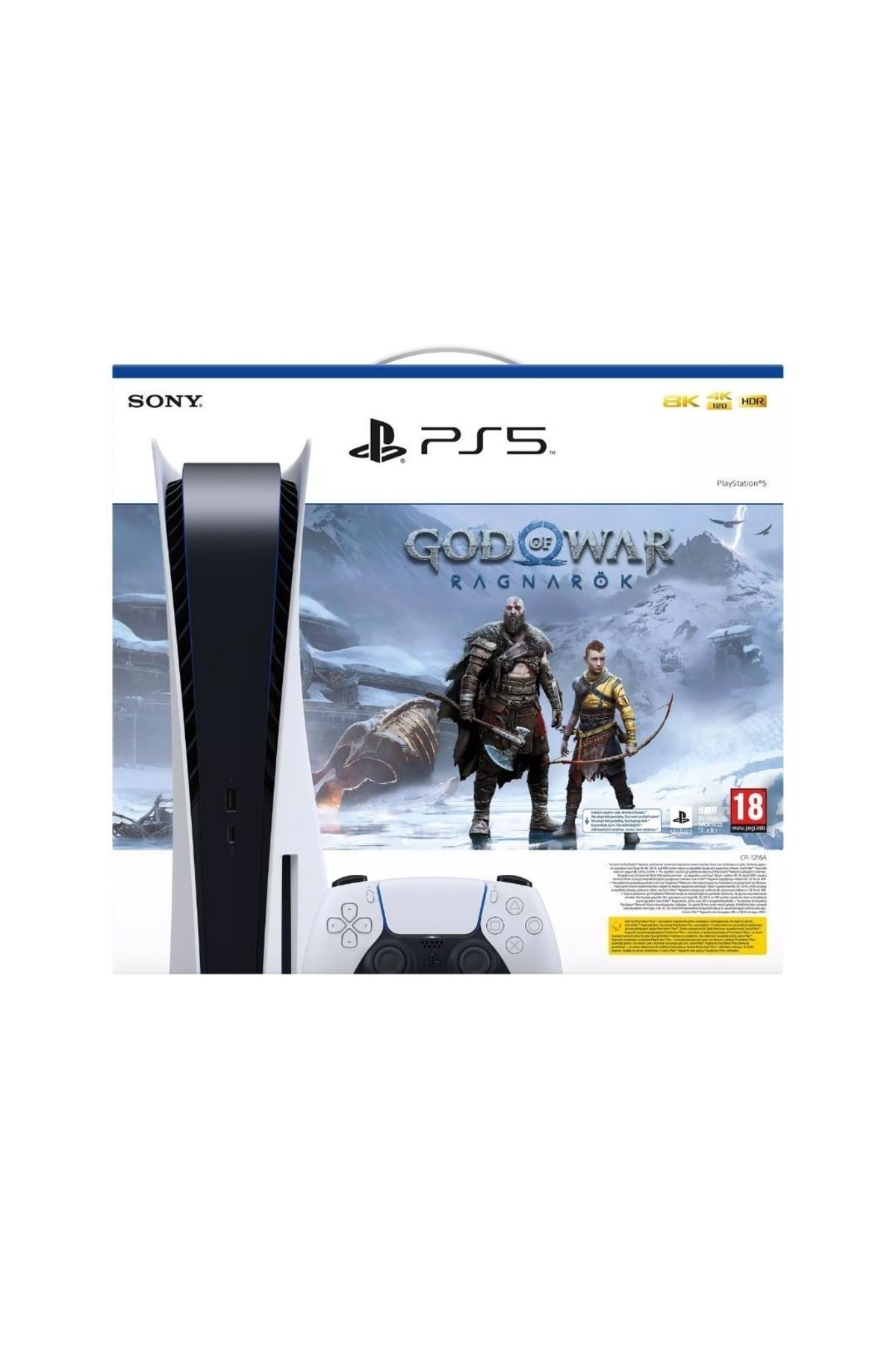 Playstation 5 Konsol + God Of War Ragnarok Digital Oyun Kodu ( Eurasia Garantili )
