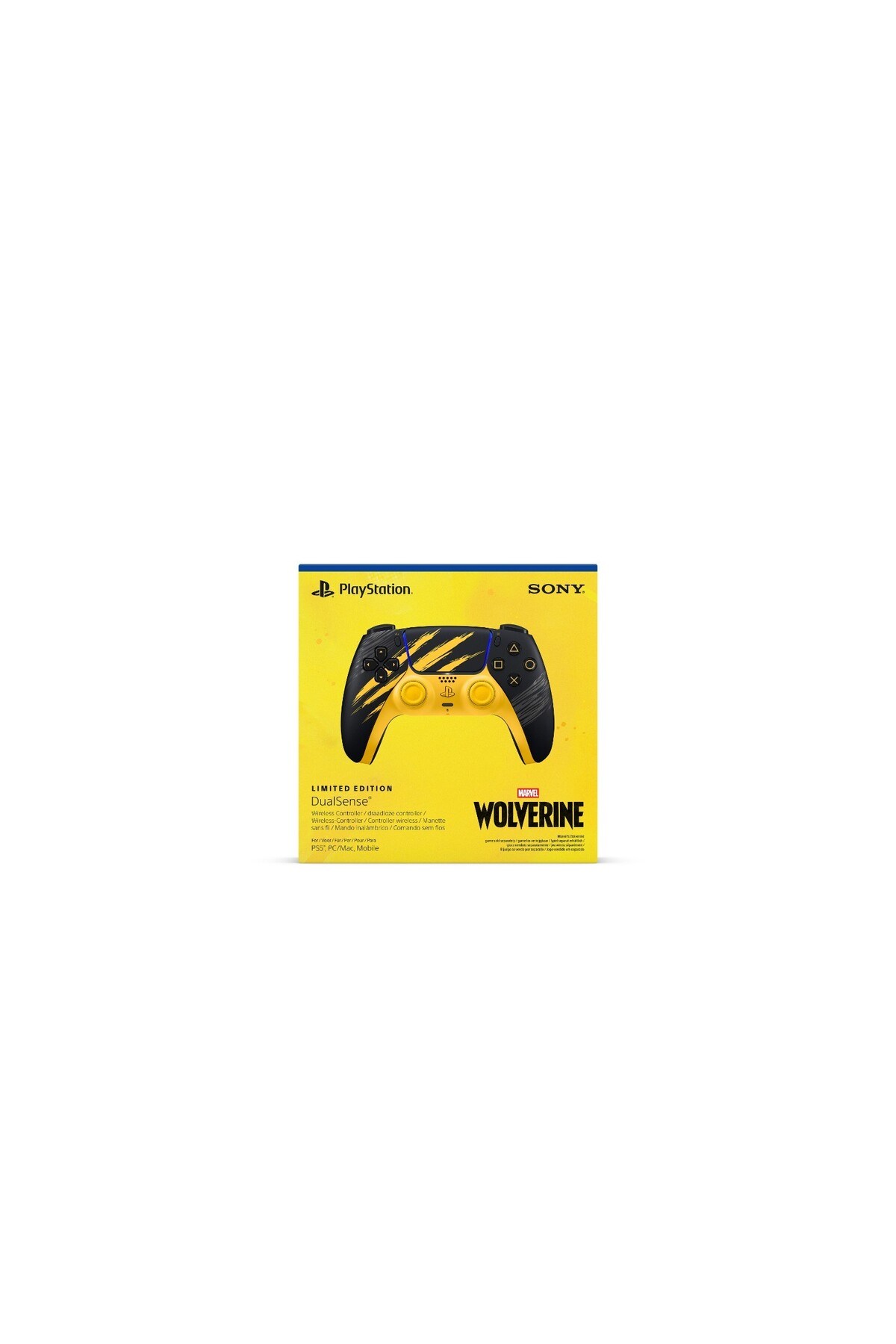 PS5 DualSense Wireless Controller Wolverine Yellow Limited Edition Bilkom Garantili