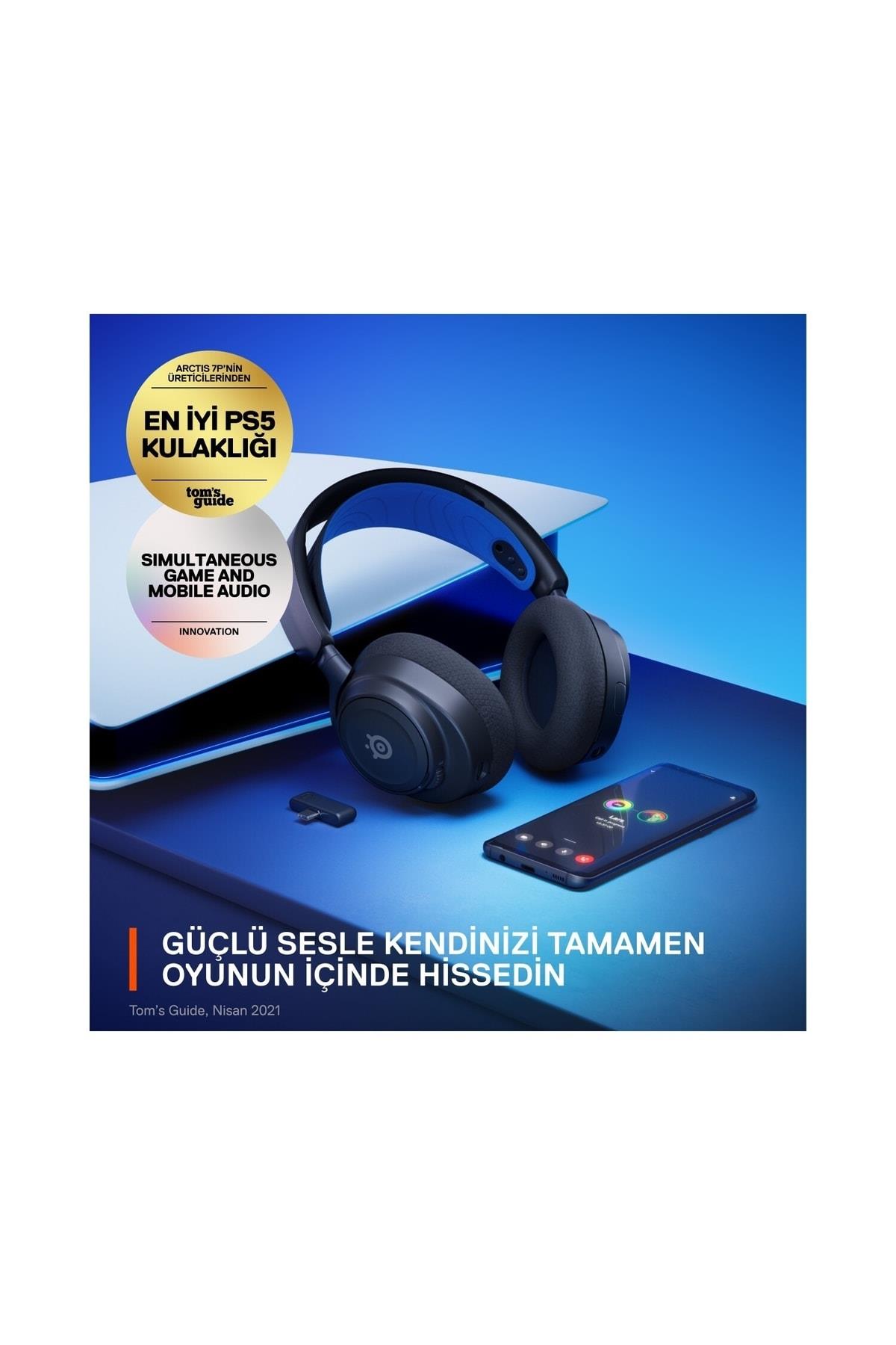 Steelseries Arctis Nova 7p Kablosuz Playstation Konsol Kulaklığı