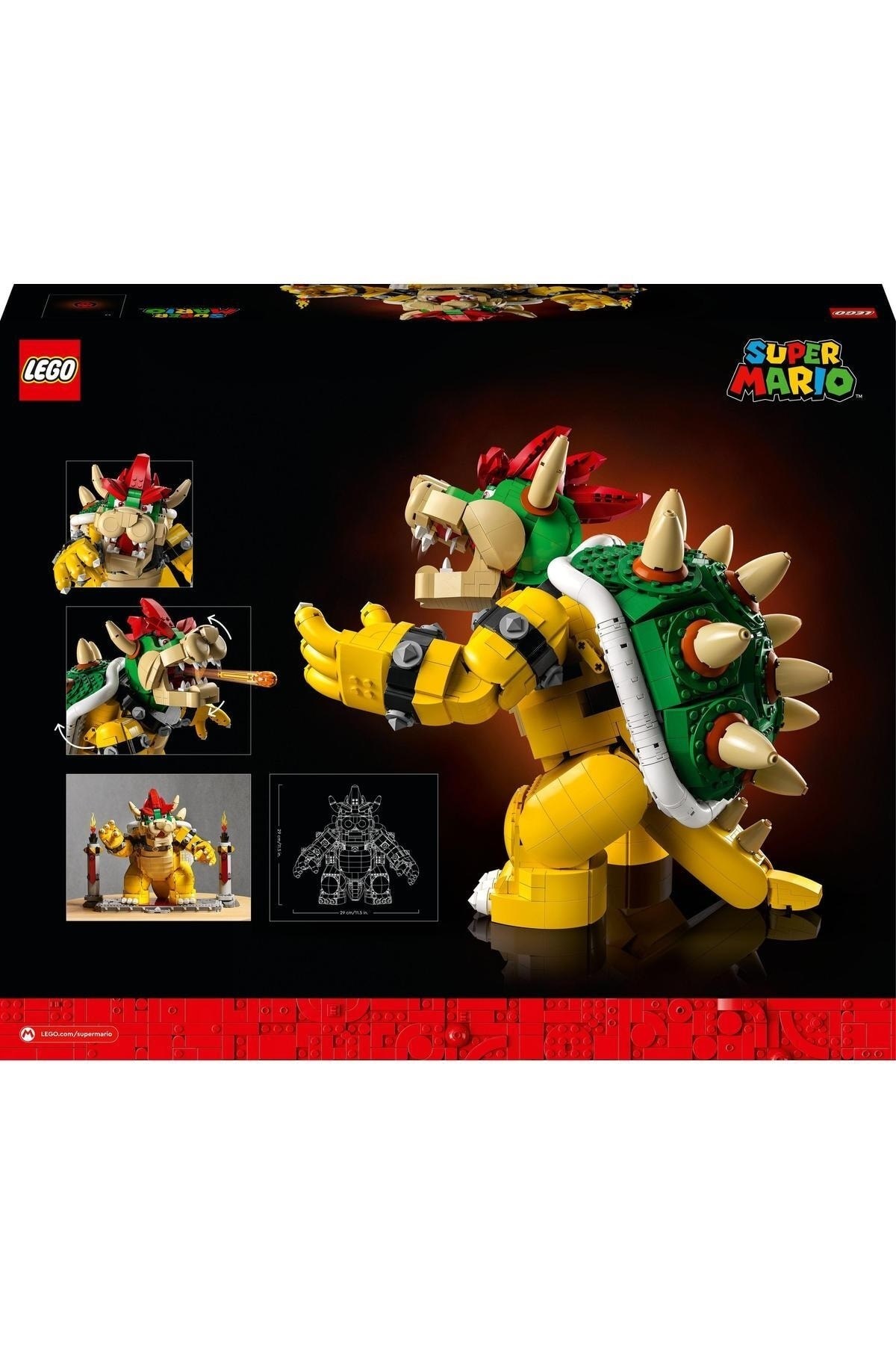 Super Mario Mighty Bowser 71411 - Yetişkin Hayranlar için Koleksiyonluk Yapım Seti (2807 Parça)