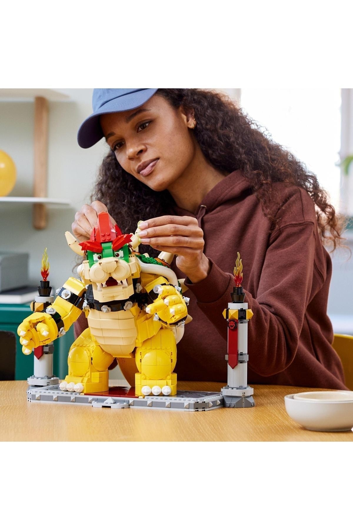 Super Mario Mighty Bowser 71411 - Yetişkin Hayranlar için Koleksiyonluk Yapım Seti (2807 Parça)
