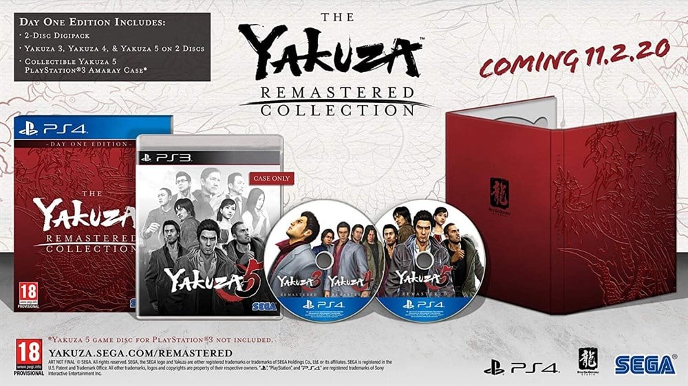 THE YAKUZA REMASTERED COLLECTION PS4