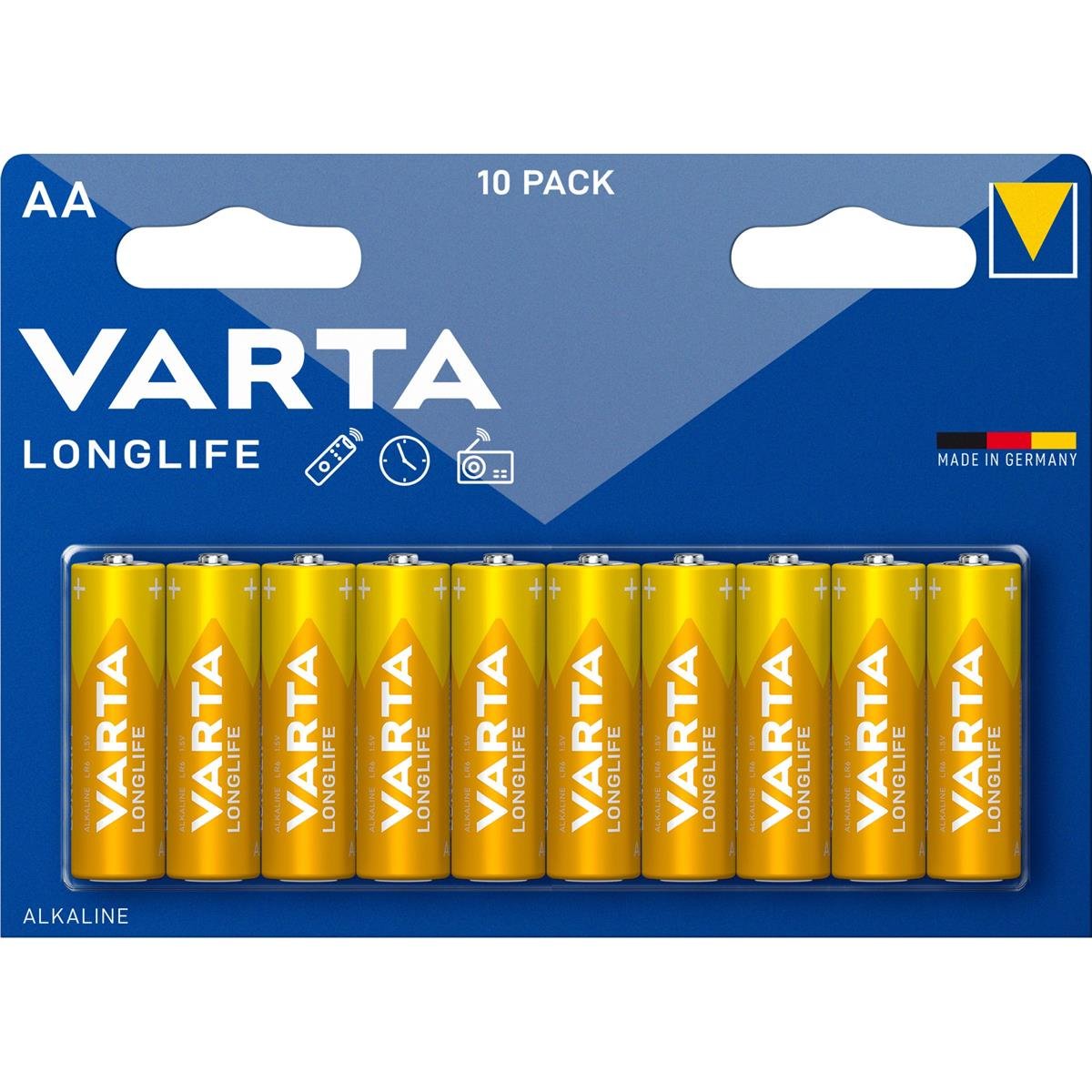 Varta Longlife AA 10'Lu Paket Pil