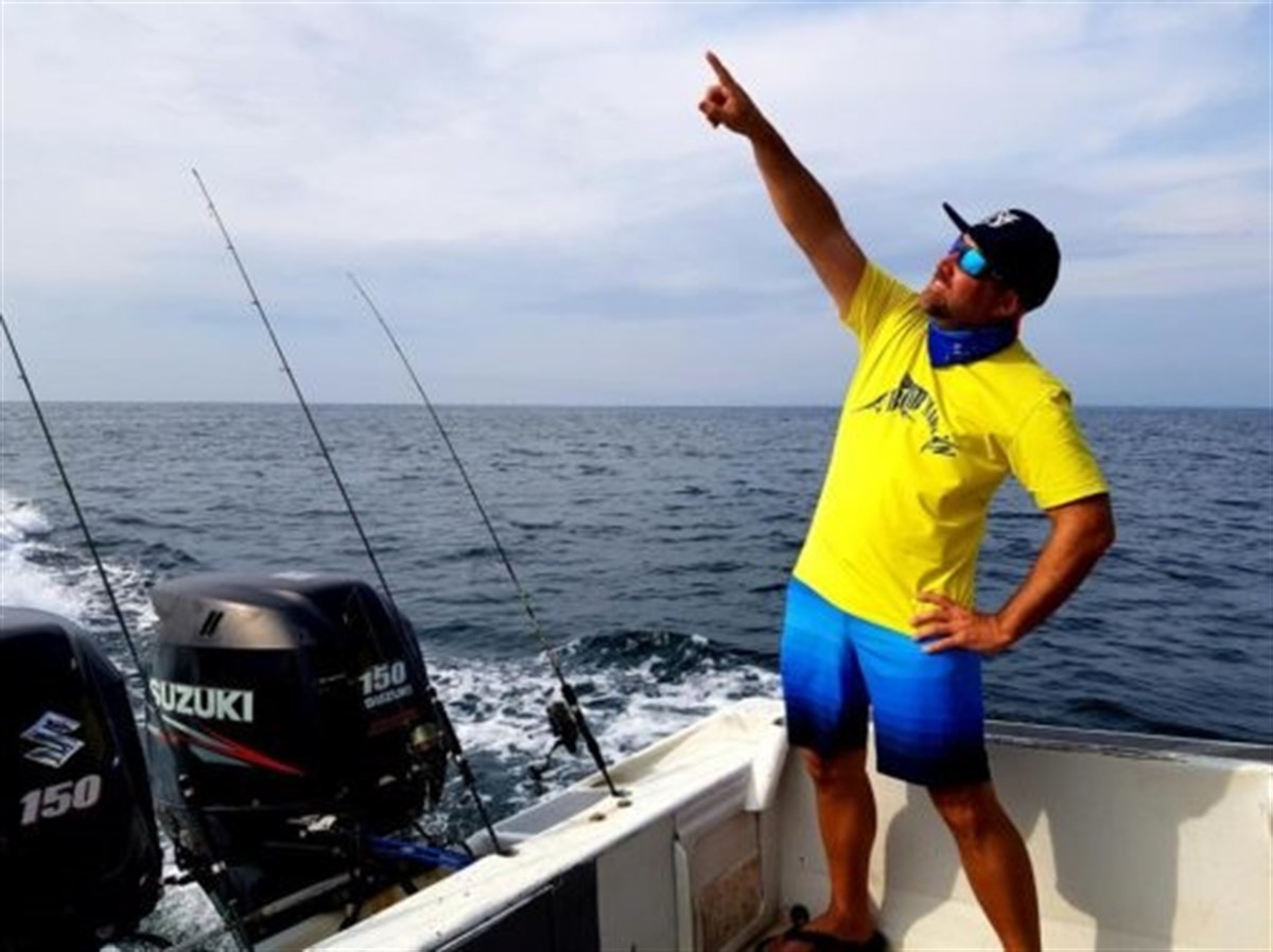 Bob Marlin Board Short Blue Stripey