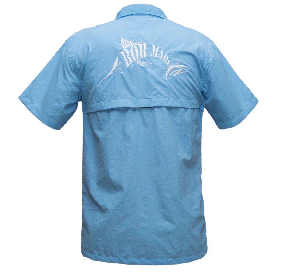 Bob Marlin Button Up Shirt Blue