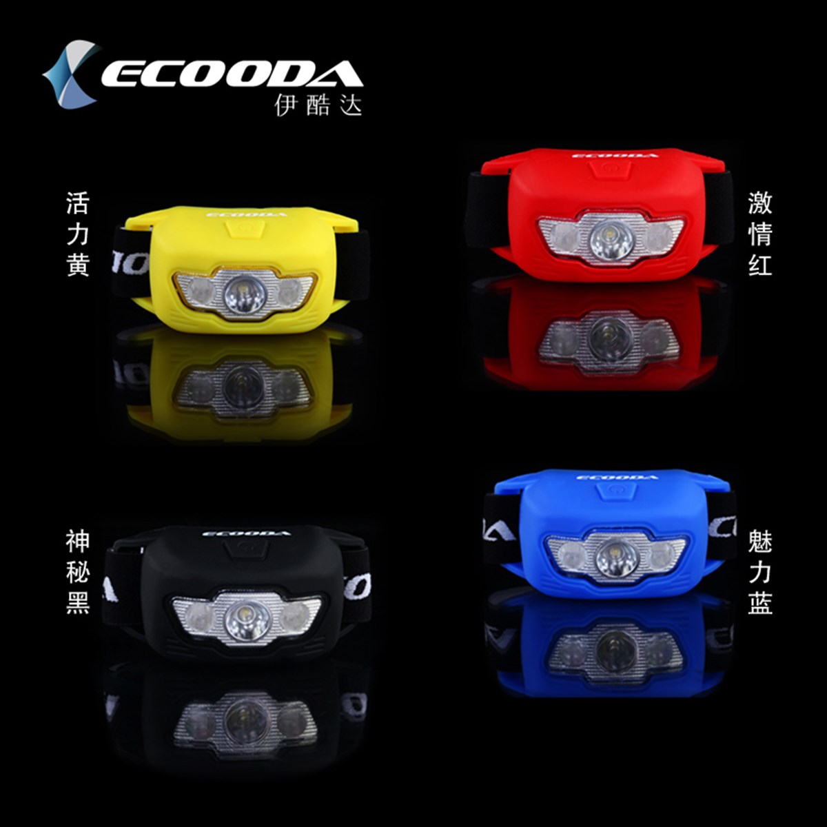 ECOODA Jigging Light (Kafa Lambası, 120lümen)(S)