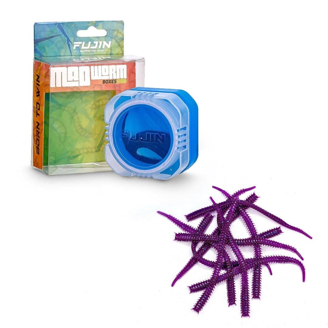 FUJIN Mad Worm 9cm Glow Purple