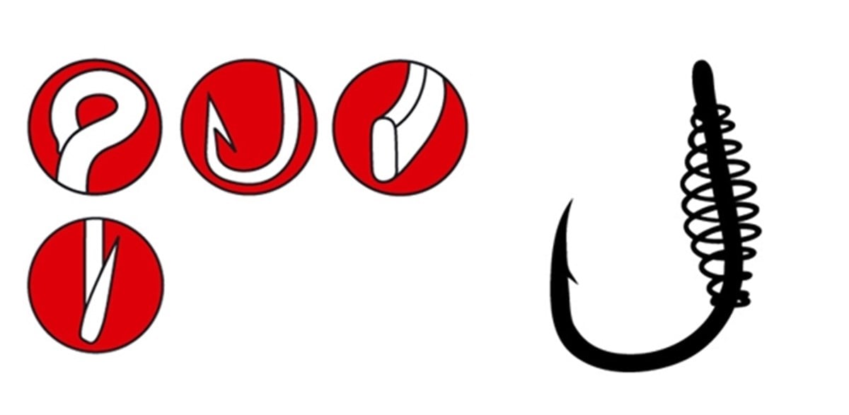 GAMAKATSU HOOK LS-3323F Spiral No:6