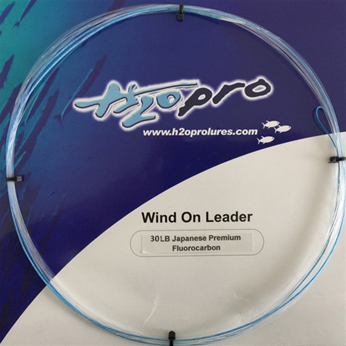 H2O WIND ON LEADER 30lb PREMIUM FLUOROCARBON