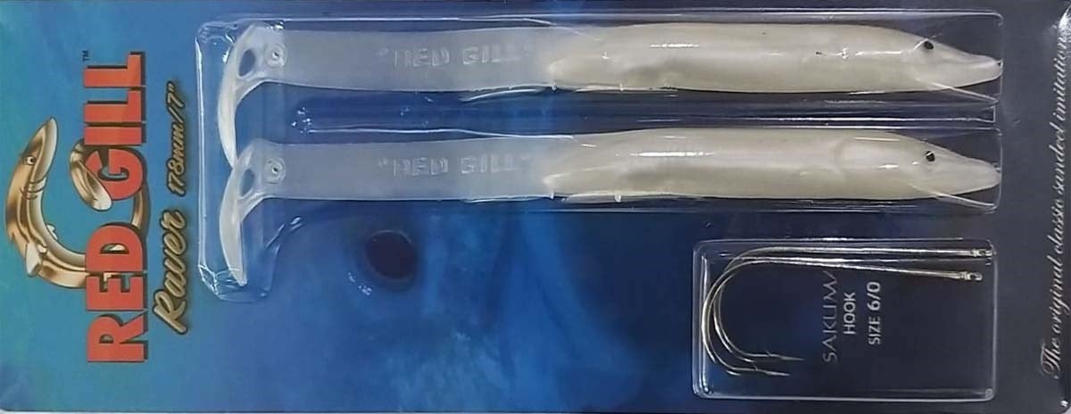 Red Gill 178mm Silver Pearl Original Rascal Lures