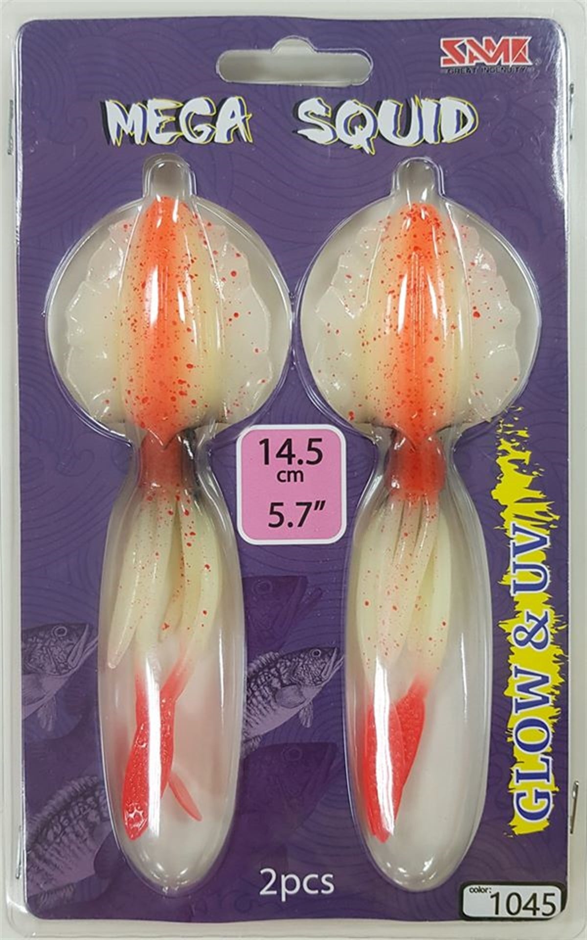 SAME MEGA Squid 14,5cm 5.7