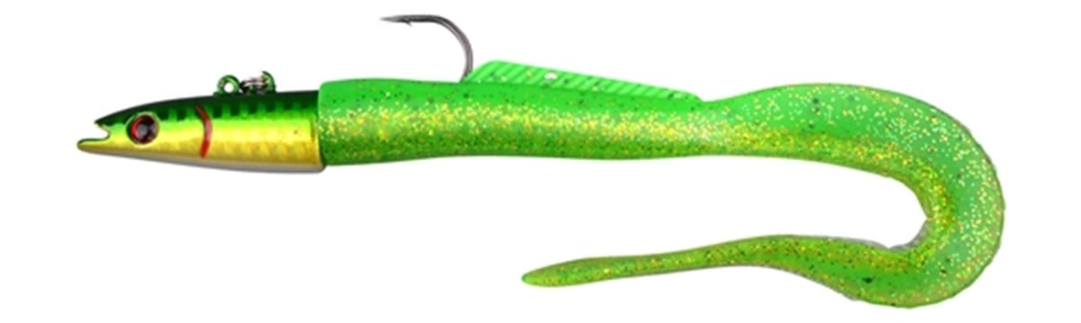 SPRO HYPER EEL JIG 50g Lime Chart (3'lü Paket)