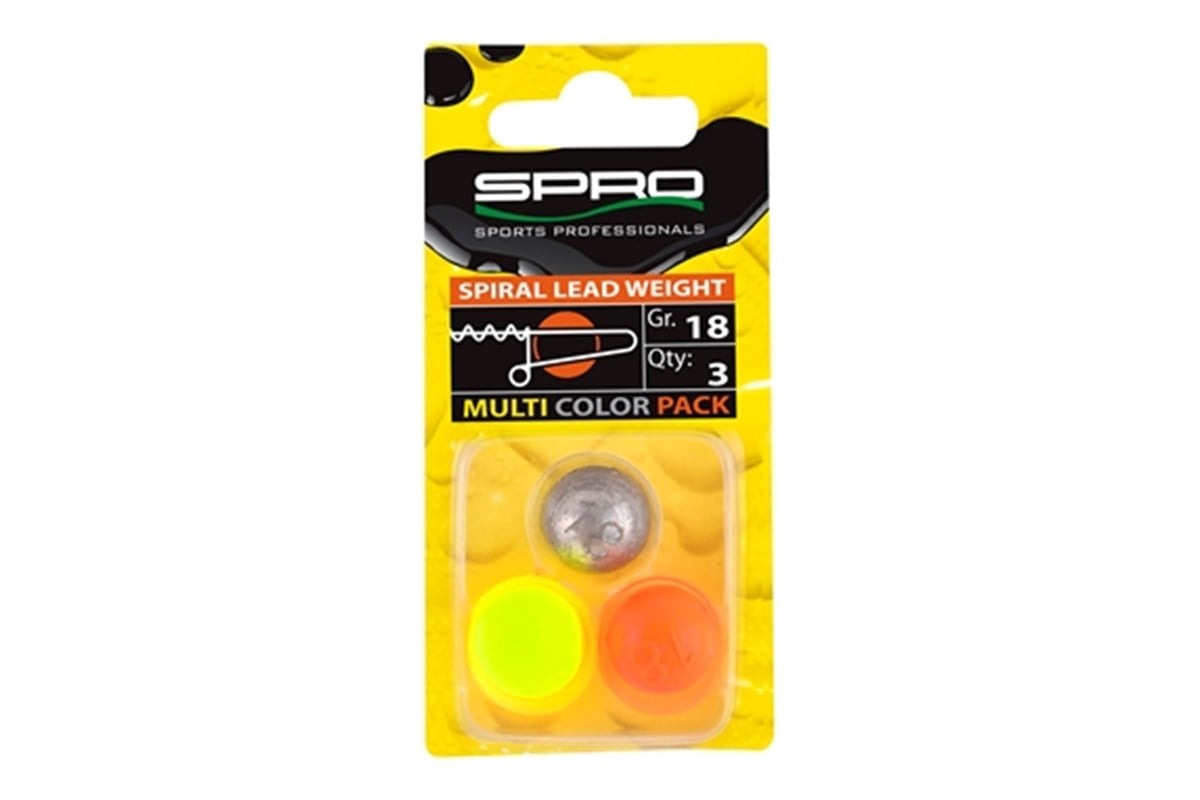SPRO Spiral weight 10gr assorti (3'lü Paket)